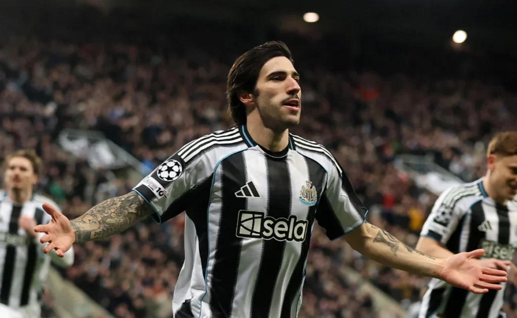 Pemain Newcastle United Sandro Tonali (X/@NUFC)