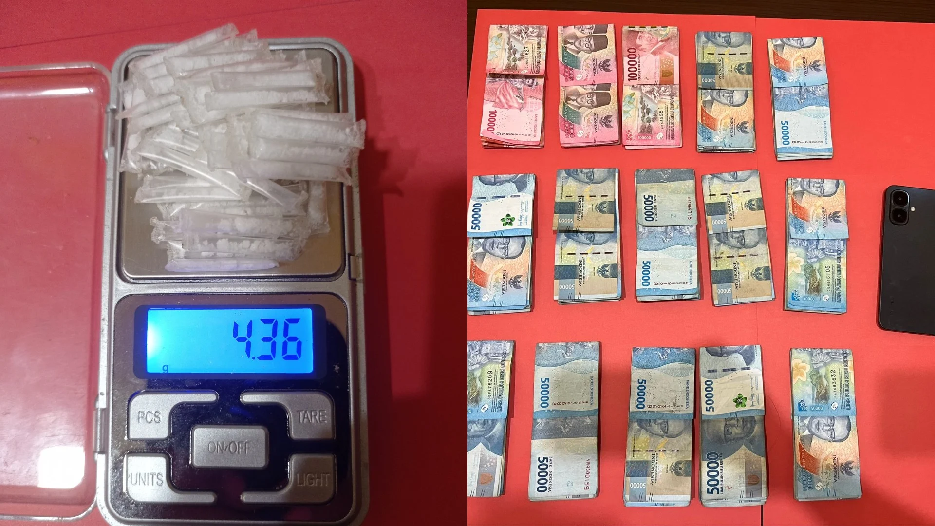 Edarkan Ratusan Poket Sabu, Suami Istri di Kampung Kasai Terancam Hukuman Mati