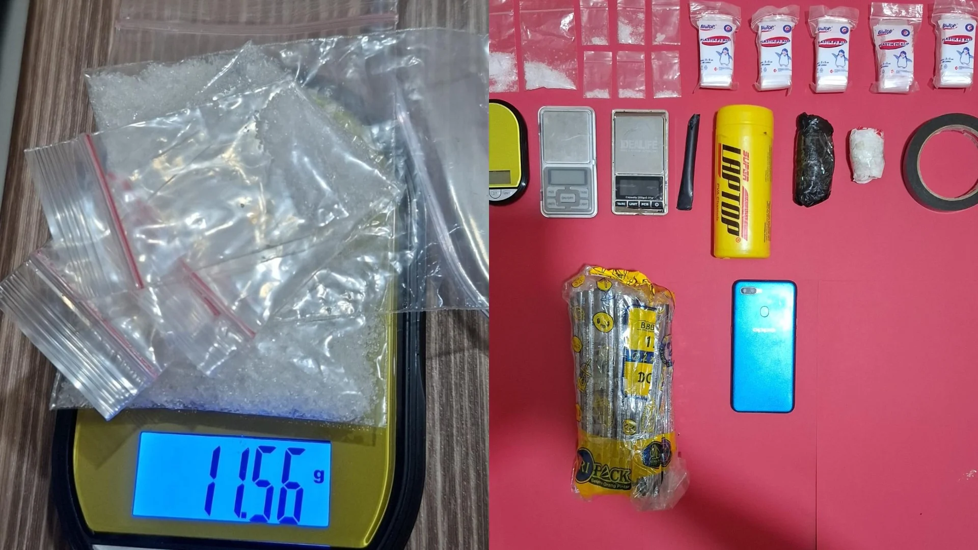 Meresahkan Warga! Miliki Sabu 11,56 Gram, Pria 45 Tahun Digerebek Polisi di Kampung Bugis