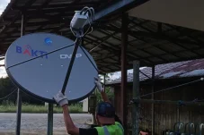 Pembangunan BTS Belum Rampung, Diskominfo Berau Andalkan VSAT untuk Pemerataan Akses Internet