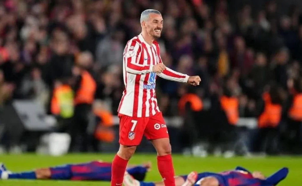 Unggahan Antoine Griezman setelah mengugurkan Barcelona menuju final Copa del Rey. (instagram/@antogriezmann)