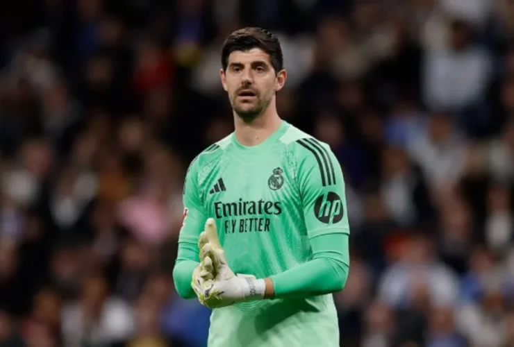 Courtois Cedera, Absen di Laga Real Madrid vs Atletico La Liga