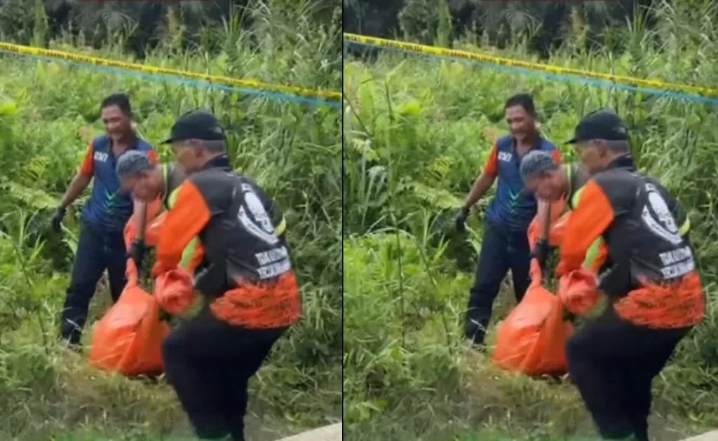 Korban dievakuasi tim inafis Polresta Samarinda. (facebook/Polresta Samarinda)