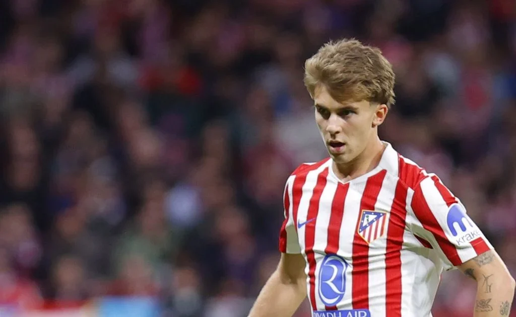 Gelandang Atletico Madrid, Pablo Barrios. (x/@Atleti)