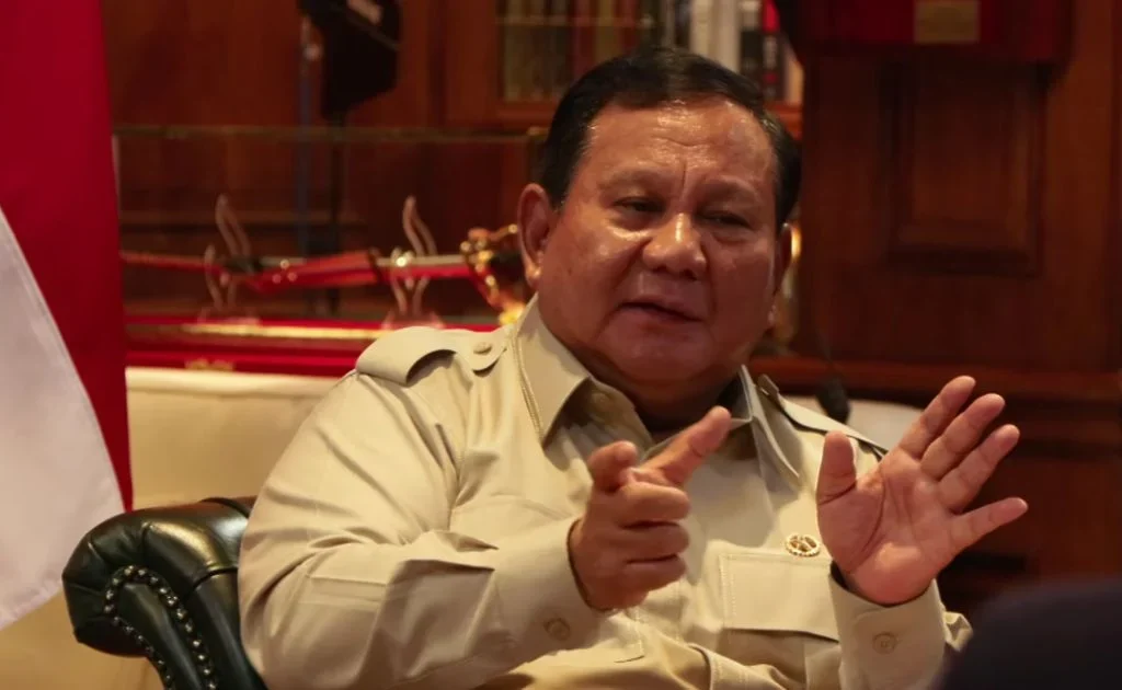 Presiden RI Prabowo Subianto. (Youtube/Prabowo Subianto)
