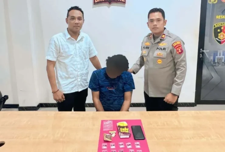 Taruh Sabu di Bawah Pohon Pinang, Begini Modus Angga Warga Kutim Kaltim Jualan Narkoba