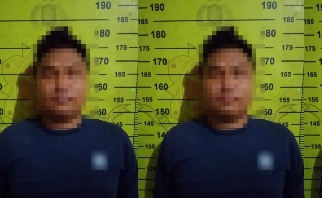 Tersanga yang diamankan di Mapolres Bontang. (tribratapoldakaltim)