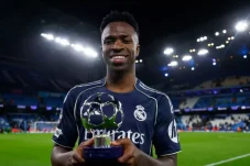Cerita Vinicius Gagal Eksekusi Penalti Leg 1 vs Man City di Champions League, Lalu Raih MVP Final Match