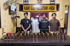 Operasi Dini Hari, Polisi Amankan Penjual Miras Ilegal di Talisayan Berau