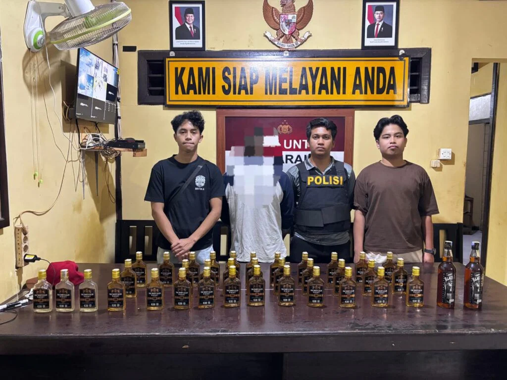 Operasi Dini Hari, Polisi Amankan Penjual Miras Ilegal di Talisayan Berau
