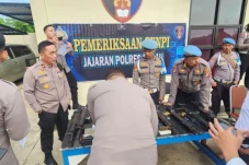 Cegah Insiden Salah Tembak, Kapolres Berau Sidak Senjata Api Personel Sampai ke Polsek