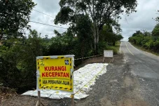 Jalur Mudik Berau Kini Lebih Aman, Poros Labanan–Simpang Km 5 Tuntas Diperbaiki