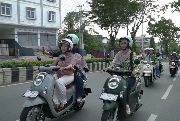 Astra Motor Kaltim 1 Gelar Scoopy Hijabers Serenity Ride, Ajak Konsumen Perkuat Self-Improvement dalam Nuansa Islami