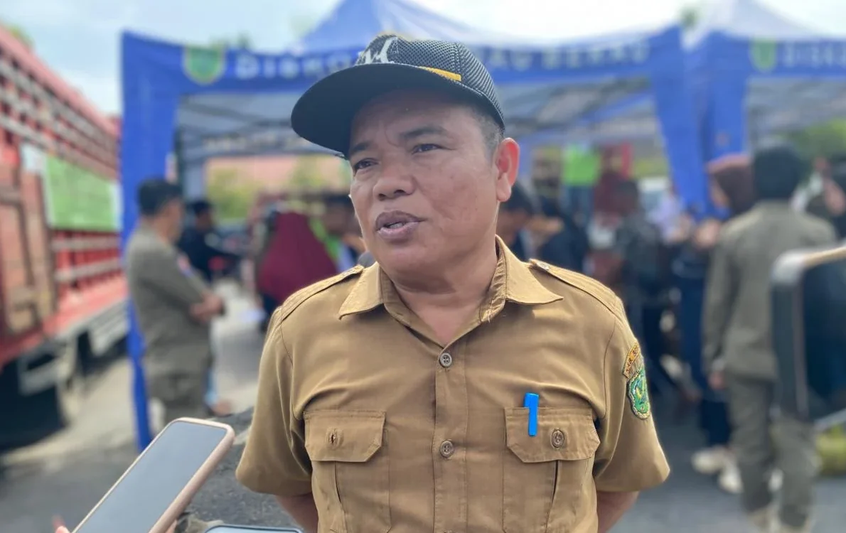 Kepala Bidang Bina Usaha dan Perdagangan Diskoperindag Berau, Hotlan Silalahi.