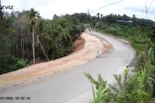 Cegah Risiko di Jalur Mudik, CCTV dan Rambu Longsor Dipasang di Labanan–Bulungan