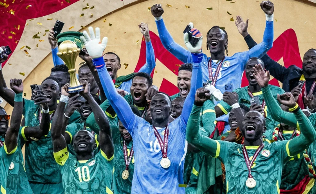 Senegal saat selebrasi juara Afcon 2025 (cafonline.com)