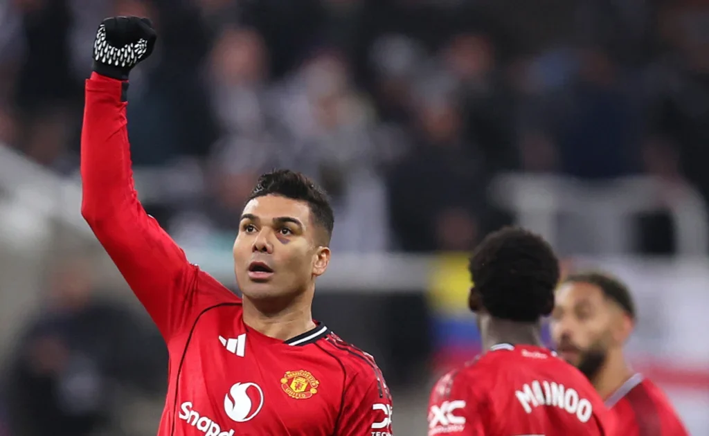 Pemain Manchester United Casemiro (X/@ManUtd)