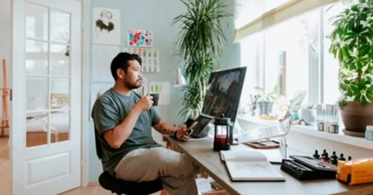 Ilustrasi WFH (servcorp.co.au)