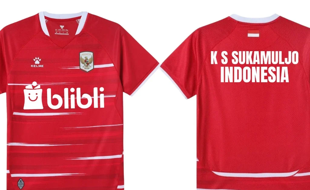 Kreativitas warganet membuat jersey Timnas Indonesia seperti seragam badminton (X/@zigicpmgks)