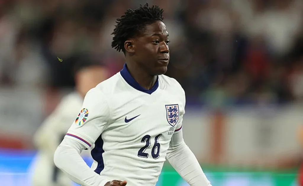 Pemain Timnas Inggris dan Manchester United Kobbie Mainoo (englandfootball.com)