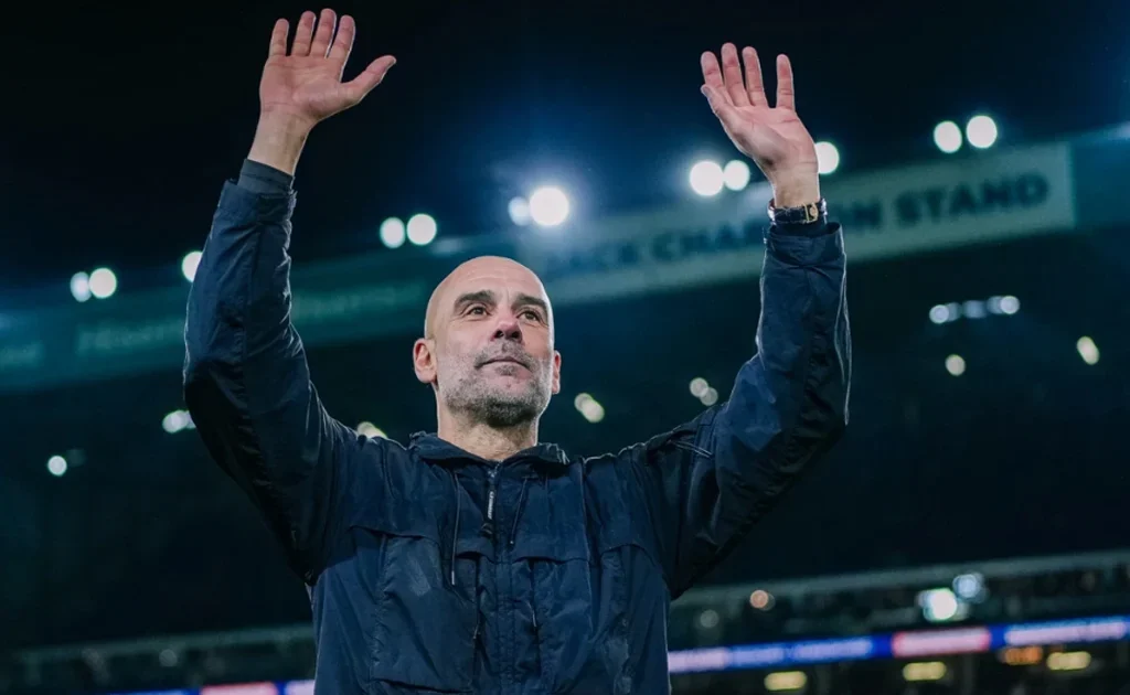 Pelatih Manchester City Pep Guardiola (X/@ManCity)