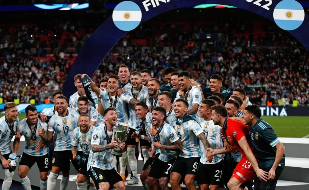 Argentina peraih gelar Finalissima 2022 (copaamerica.com)