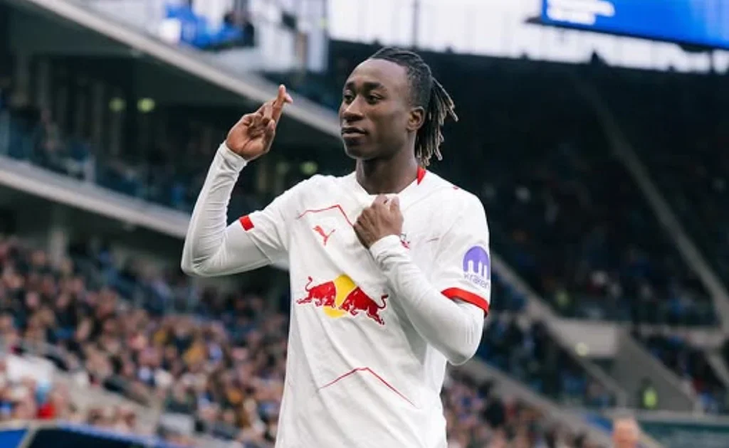 Pemain RB Leipzig Yan Diomande (Instagram/@yandiomande)