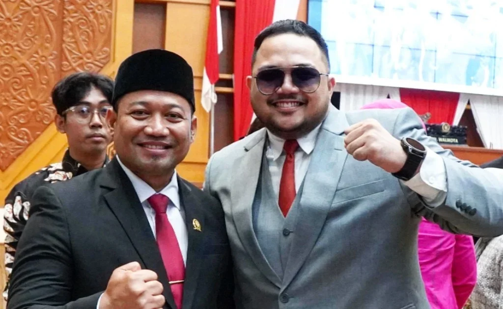 Anggota DPRD Kaltim dari Fraksi Gerindra, Andi Muhammad Afif Rayhan Harun (kanan). (Facebook/Andi Muhammad Afif Rayhan Harun)