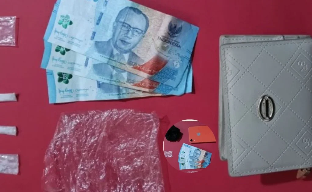 Barang bukti yang diamankan di Mapolres Bontang. (Polres Bontang)