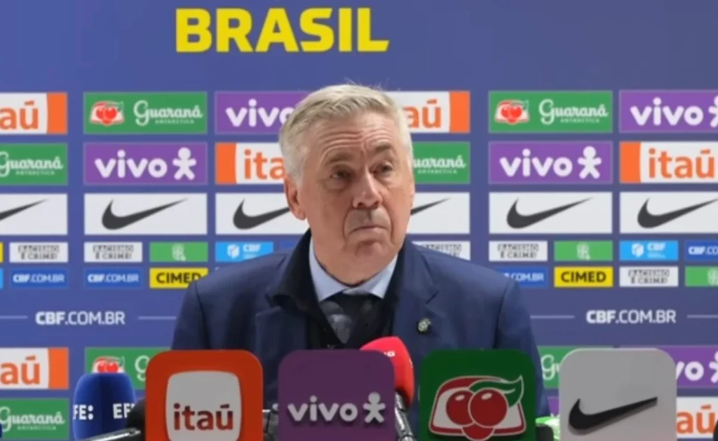 Pelatih Brasil Carlo Ancelotti. (cbf.com.br)