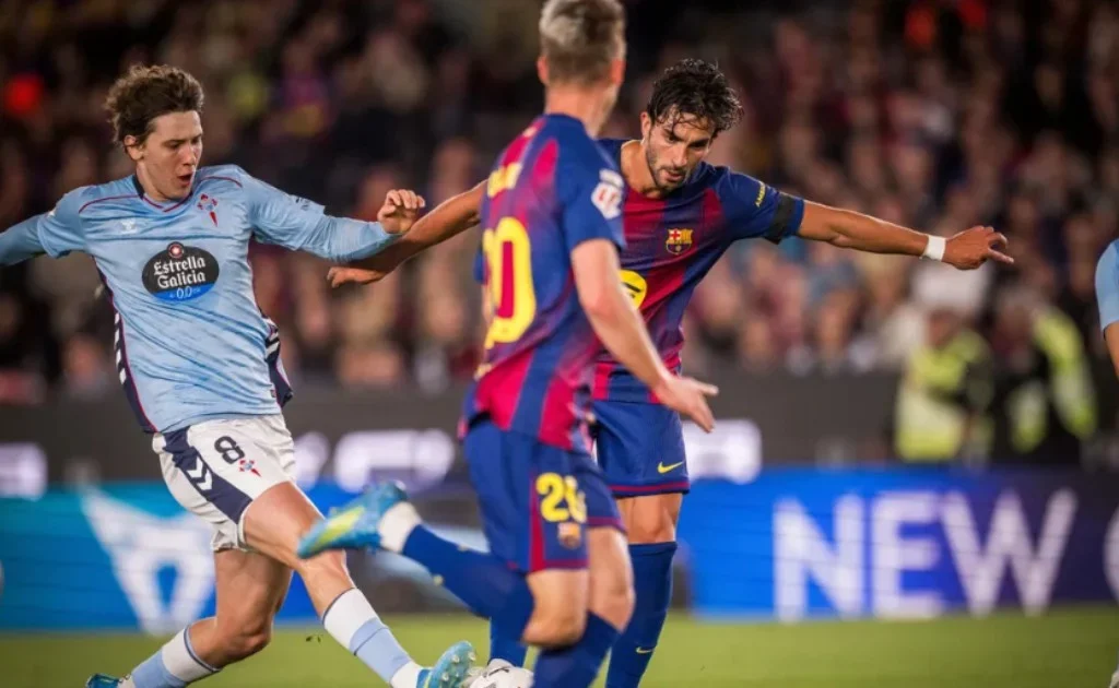 Penampilan Ferran Torres untuk Barcelona saat melawan Celta Vigo. (fcbarcelona.com)