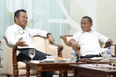 Gubernur Kaltim Rudy Mas’ud Jamu Bahlil Lahadalia di Harum Resort, Sedot APBD Rp144 Juta