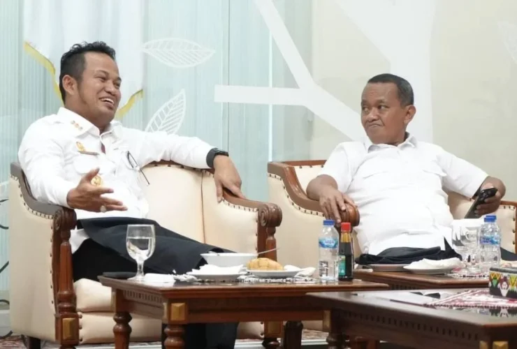 Gubernur Kaltim Rudy Mas’ud Jamu Bahlil Lahadalia di Harum Resort, Sedot APBD Rp144 Juta