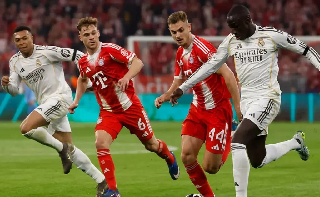 Aksi bek Real Madrid Ferland Mendy. (realmadrid.com)