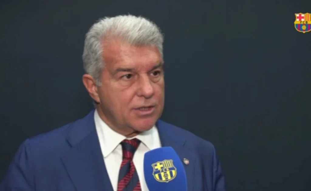 Presiden Barcelona Joan Laporta. (fcbarcelona.com)
