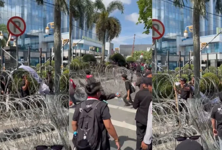 Singkirkan Kawat Berduri, Aksi Massa 21 April di Samarinda Kaltim Amankan Provokator