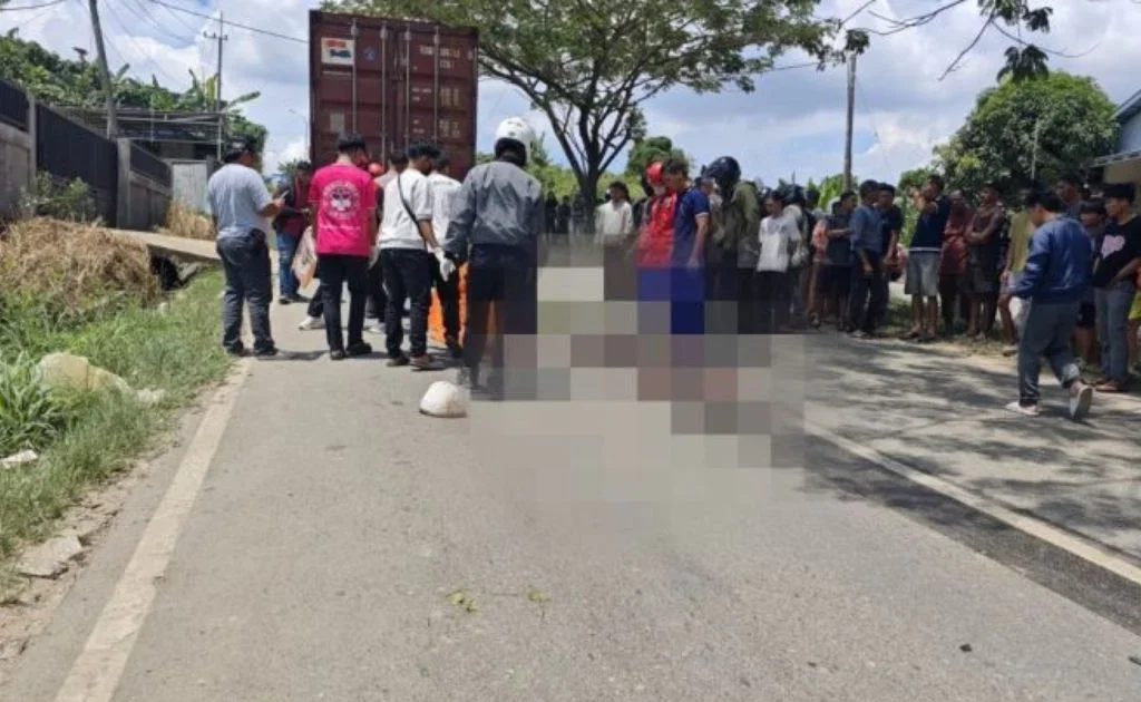 Kecelakaan maut di Jalan Ring Road II, Samarinda. (ayokaltim)