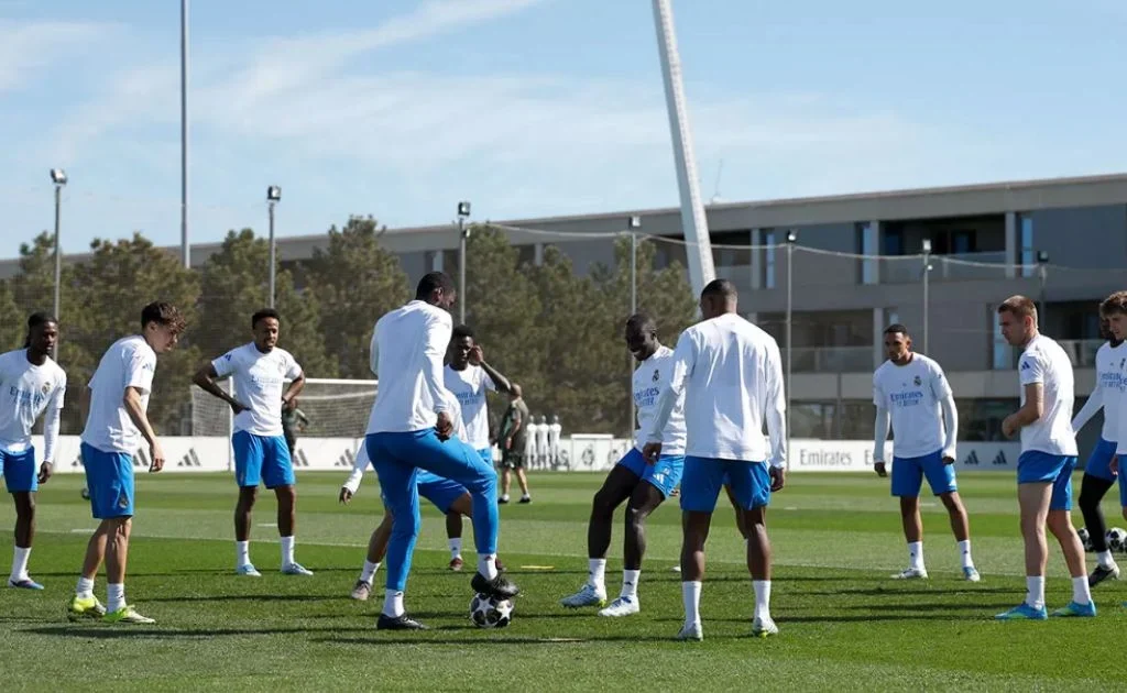Latihan skuad Real Madrid jelang kontra Bayern Munchen di Champions League. (realmadrid.com)