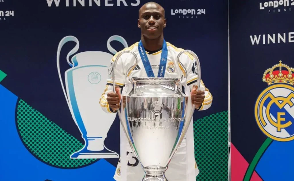 Bek sayap kiri Real Madrid, Ferland Mendy. (realmadrid.com)