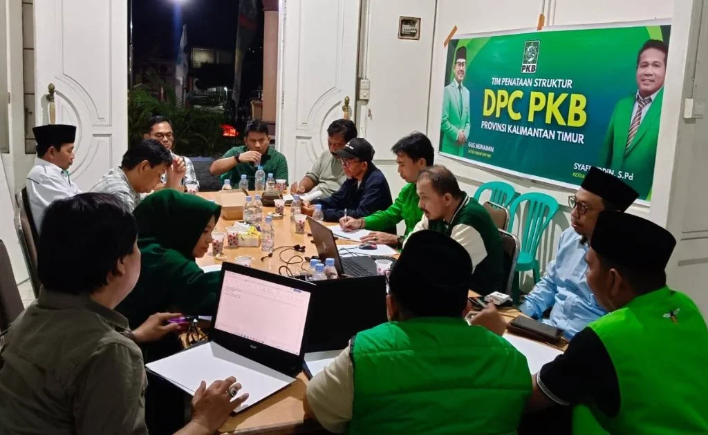 Suasana posko penjaringan calon ketua cabang PKB se Kaltim. (facebook/Edwar Buton)