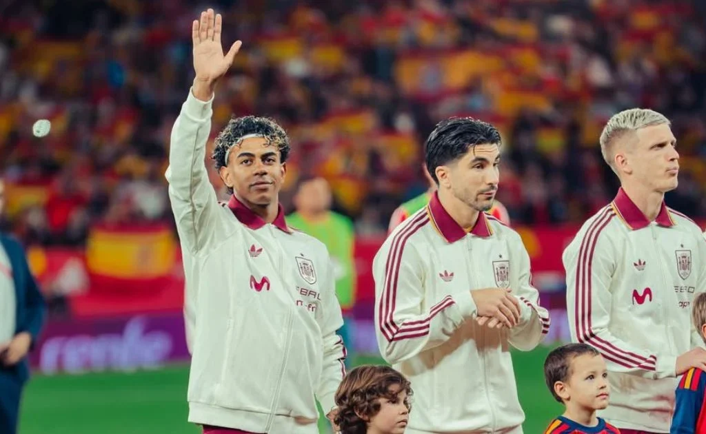 Penyerang timnas Spanyol Lamine Yamal. (x/@AccessYamal)