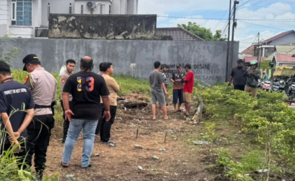 TKP penemuan tiga jari manusia oleh seorang pekebun cabai. (facebook/info terkini samarinda)