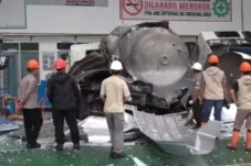 Truk Muatan Oksigen Cair Tetiba Meledak, Warga Balikpapan Kaltim Dibuat Panik