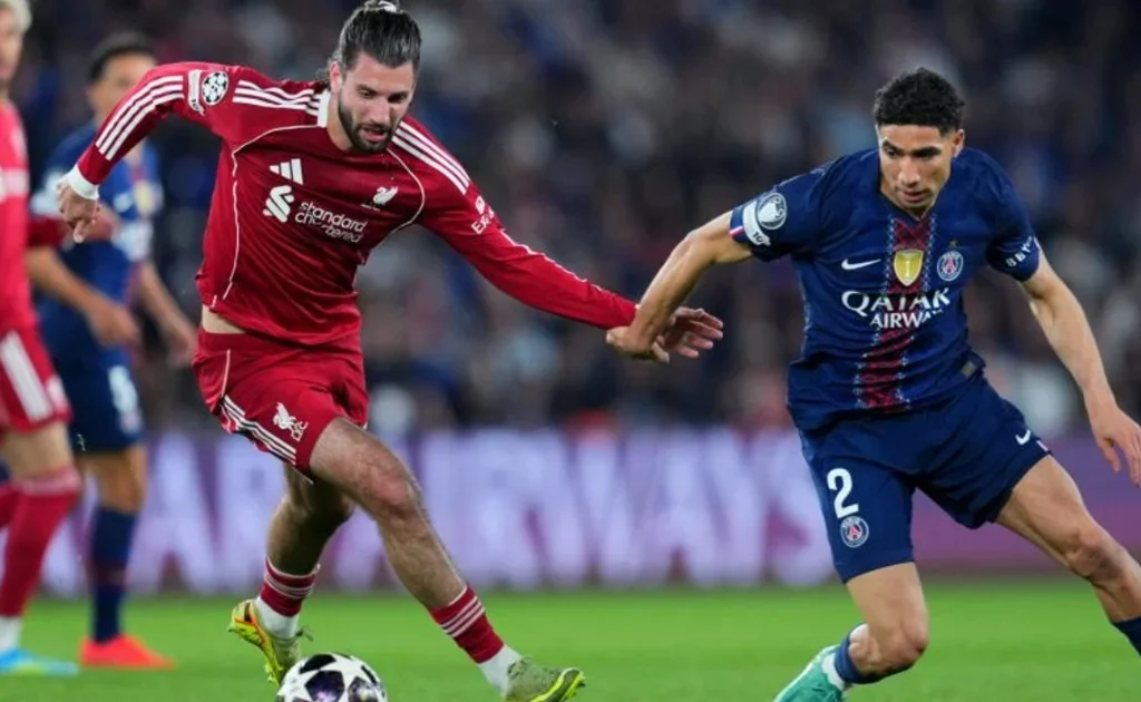 Laga Champions League PSG vs Liverpool (liverpoolfc.com)