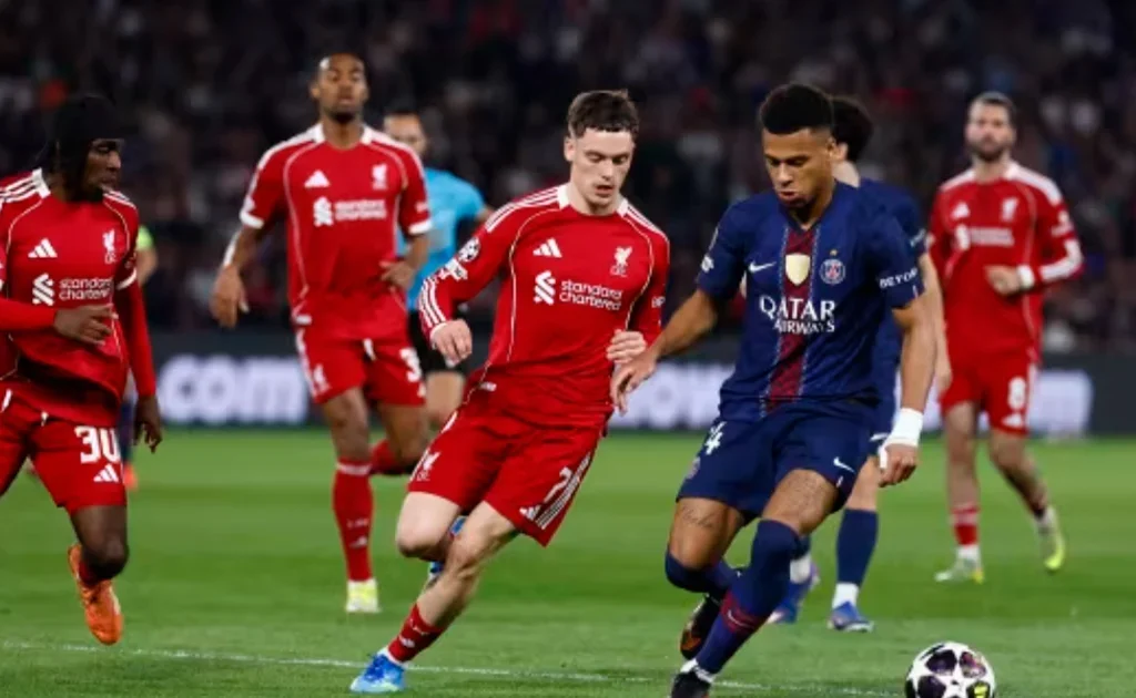 Laga PSG vs Liverpool (psg.fr)