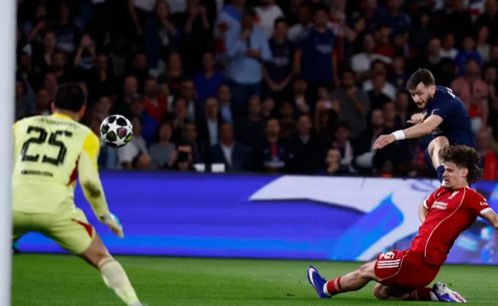 Laga PSG vs Liverpool (psg.fr)