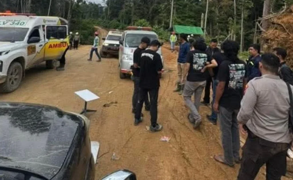 TKP pembantaian korban yang dipicu sengketa lahan. (facebook/Riyanti Alamsyah Viral Reaction)