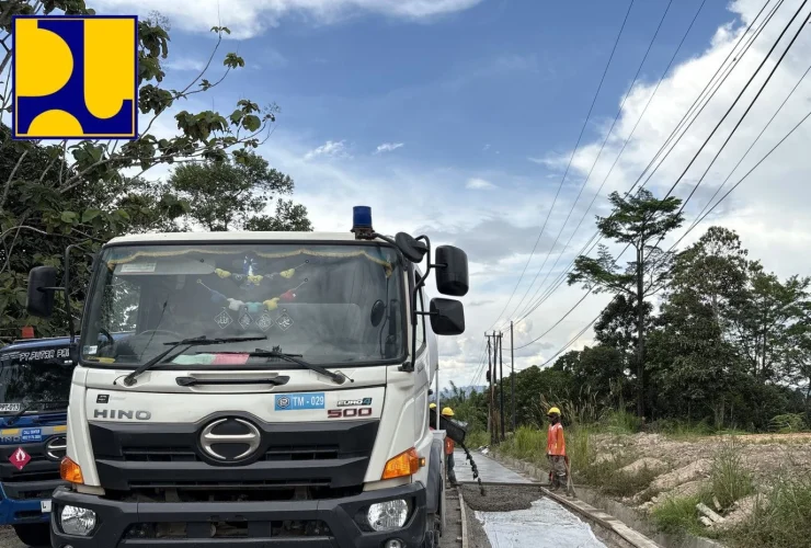 Perbaikan Jalan Labanan–KM 5 Capai 90 Persen, Pengendara Diimbau Tetap Waspada