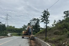 Kebut Pelebaran Jalan Poros Maluang-Bulungan, BBPJN Fokus Keselamatan Pengguna Jalan