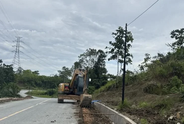 Kebut Pelebaran Jalan Poros Maluang-Bulungan, BBPJN Fokus Keselamatan Pengguna Jalan